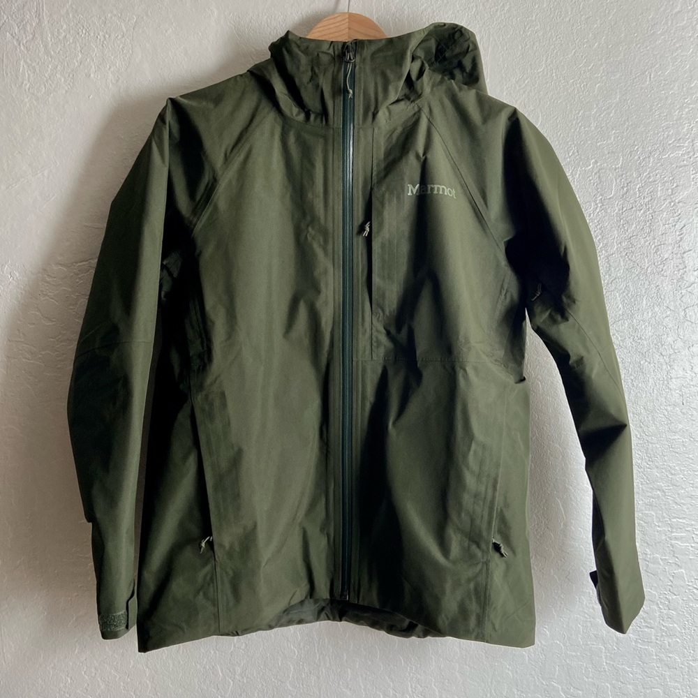 New w/o Tags Marmot Waypoint Gore-Tex Rain Jacket Rosin Green